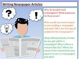 Having only a dream without doing anything will not help to achieve it. Newspaper Article Writing Teaching Resources