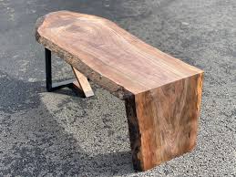 Live Edge Coffee Table Black Walnut Waterfall Coffee Table Etsy In 2020 Live Edge Dining Table Live Edge Coffee Table Coffee Table
