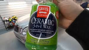 Griot S Garage 3 In 1 Ceramic Wax My Experience With It As We Put It On The Test Panel Youtube