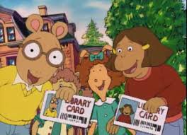 Having Fun Isnt Hard When You Have A Library Card Library Card Cute Date Ideas Arthur Tv Show