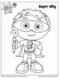 Sure i found that another artist had done so. Super Why Coloring Page Coloring Home