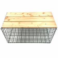 Gabionen Steinkorb Bausatz Mit Sitzbank Holz 100x50x50 Cm Sitzbank Holz Gabionen Holz