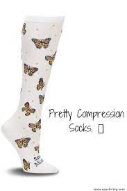 Save The Monarchs Butterfly Compression Socks Compression Socks Socks Compression Socks Benefits