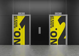 Dual Elevator Mockup In 2020 Psd Template Free Mockup Mockup Free Psd