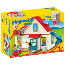 Ils permettent de développer créativité et imaginaire grâce aux nombreuses histoires que. Playmobil 70129 Playmobil 1 2 3 Maison Familiale Cdiscount Jeux Jouets