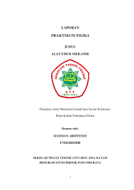 We did not find results for: Doc Praktikum Fisika Judul Alat Ukur Mekanik Sekolah Tinggi Teknik Stt Ibnu Sina Batam Program Studi Teknik Industri Bata Rahman Ariffendi Academia Edu