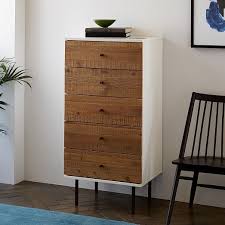 Reclaimed Wood Lacquer 5 Drawer Dresser Wood Furniture Design Salvaged Wood Furniture Dresser Drawers