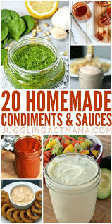 Homemade Condiments And Sauces Juggling Act Mama Homemade Condiments Homemade Sauce Condiment Recipes