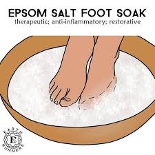 Soothing Your Fascia Soaking Your Feet In A Warm Epsom Salt Bath Is One Of The Most Restorative Things You Can Do For Your Feet When They Are Sore Inflamed And