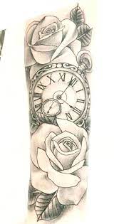 Moreover, it gives a badass look, when coupled with fire or any other contrasting masculine symbolism. 49 Amazing Clock Tattoos Ideas Watch Tattoos Clock And Rose Tattoo Clock Tattoo