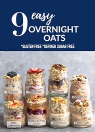 9 Easy Overnight Oats In 2020 Overnight Oats Healthy Easy Overnight Oats Recipe Healthy Oats Recipes Breakfast