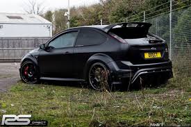 Ford Focus Rs 500 Mk2 Black Colour With Huge Alloy Rims Rs500 St Ford Focus Hatchback Ford Focus Ford Focus Rs