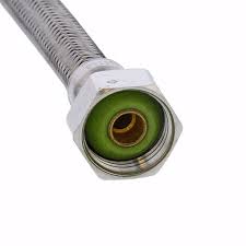 The Plumber'S Choice 1/2 In. Ips X 3/8 In. Compression X 20 In. Braided  Faucet Supply Connector (2-Pack) Nl-27120-2 - The Home Depot