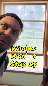 Home Window Keeps Sliding Down from The Top