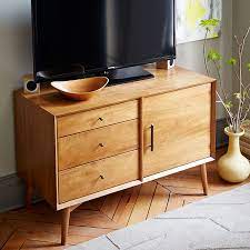 Mid Century Media Console 102 Cm Acorn West Elm Australia