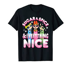 Sharing is caring, please leave a like and a comment! Buy Cn Powerpuff Girls Sugar Spice Everything Nice T Shirt Online In Kuwait B07kw76jw3