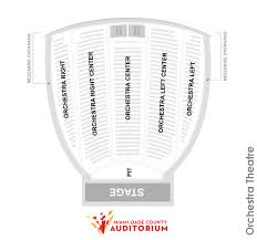 Orchestra Theatre Seating Map Miami Dade County Auditorium