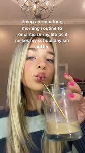 I swear it makes you happier try it. #morningroutine