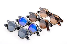 My New Acquisition Steampunk Sunglasses Round Sunglasses Vintage Mens Fashion