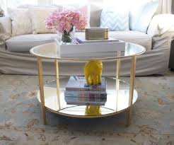 Be prepared to shell out lots of dough—unless you're willing to go the diy route. In A Woman S World Adventures In Gold Leafing Coffee Table Ikea Coffee Table Home Decor