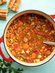 Others, like corn and peas, are real soup staples. Vegetable Barley Soup Recipe Vegan Budget Bytes