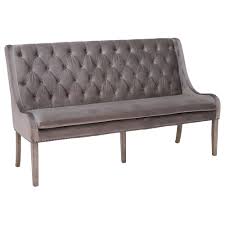 Great savings & free delivery / collection on many items. Ophelia 180cm Button Back Velvet Bench Benches Dining Room