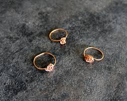 Here is a free tutorial on how to make a quick collet. How To Make Diy Dainty Stacking Wire Rings Creative Fashion Blog
