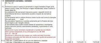 Quantità prezzi unitari totali art. Computo Metrico Estimativo Per Ristrutturazione Spazio Company