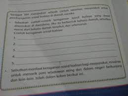 Contoh Contoh Keragaman Sosial Budaya Yang Dapat Ditemukan Di Daerahmu Jika Itu Berbentuk Bahasa Brainly Co Id