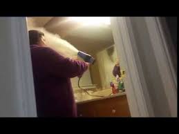 Hilarious grandma trolls speeders with hairdryer. Baby Powder Hair Dryer Prank Goes Wrong As It Bursts Into Flames Youtube