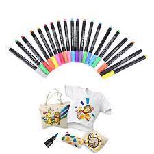 Diy Painting Supplies 20 Colors Fabric And T Shirt Liner Marker Pens Textile Paint Cloth Pigment In Marker Pens From Off Marker Pen Paint Marker Pen Diy Fabric