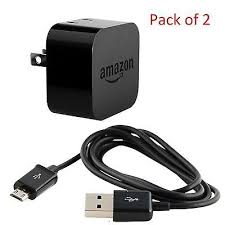 2 X Amazon Kindle Fire Hd 9w Powerfast Usb Adapter Wall Charger Micro Usb Cable Amazon Fire Tablet Computers Tablets And Accessories Fire Tablet