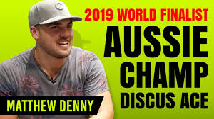 Matt dibenedetto is in his seventh season in the nascar cup series and second with wood brothers racing. Interview With Matt Denny Iaaf Finalist Discus Thrower Youtube