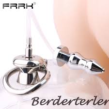 Sissy Inverted Negative Cage with Beaded Plug To Pee Clean Chastity Device  Male | eBay