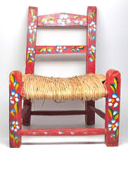 Vintage Childs Chair Red Hand Painted Floral Chair Rush Etsy Kids Chairs Hand Painted Chairs Floral Chair