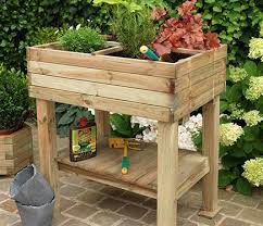 Mesa De Huerto De Madera Marta Ref 15742440 Leroy Merlin Huerto Urbano Mesa De Cultivo Huerto En Casa