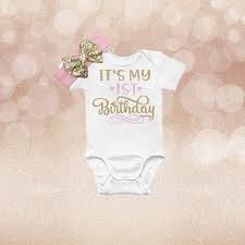 It S My First Birthday Girl Outfit My First Birthday Girl Onesie 1st Birthday Onesie First Birthday Outfit Girl 1st Birthday Outfit Girl Birthday Girl Outfit