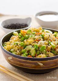 Japanese Quinoa Salad Recipe Quick Gluten Free Salad With Edamame Cucumbers Scallions And Ginger Soy And Sesame D Salad Recipes Healthy Vegetarian Recipes