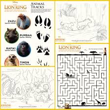 Simba, scar, mufasa, zazu, timon and pumbaa and more and more. Lion King Activity Sheets Mum In The Madhouse