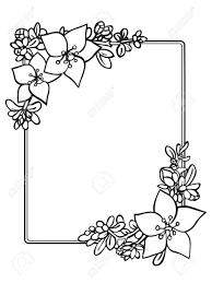 Floral Border Frame Template Black And White Design Royalty Free Cliparts Vectors And Stock Illustration Image 104961018 Everybody knows that a wedding party needs lots of money and good preparation.