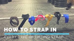 every type of lifting strap