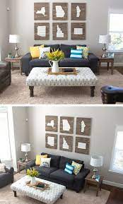 45 Beautiful Diy Wall Art Ideas For Your Home Diy Living Room Decor Living Room Diy Diy Crafts Room Decor
