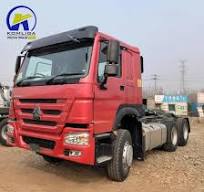 Used Tractor Truck Sinotruk HOWO 10 Wheeler Tow 6X4 Head Trailer Truck