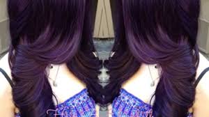 Now if you are looking for the best purple hair dye for black hair without bleach, or a good black purple hair color, this garnier product is one of the best for you. Dark Purple Cascade Behindthechair Com