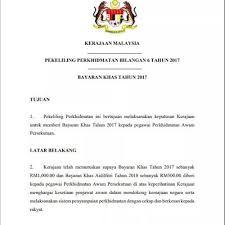 Garis panduan pelaksanaan pemerakuan permohonan kuarters baharu. Pekeliling Bayaran Khas Tahun 2017