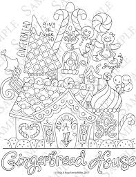 Gingerbread House Coloring Page Christmas Coloring Pages Slugs Bugs Style House Colouring Pages Coloring Pages Shopkins Colouring Pages