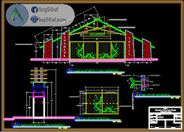 مخطط مسبح ساخن مع جاكوزي مغطى اوتوكاد Dwg