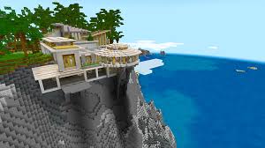 Did you know all our diamonds come with a life … Cliffside Millionaire Mansion By Razzleberries Minecraft Marketplace Map Minecraft Marketplace