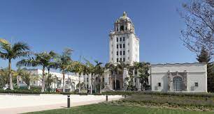 It was prominently featured in some movies, probably memorable is the action comedy movie beverly hills cop with comedian actor eddie murphy. Beverly Hills City Hall Wikipedia