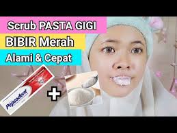Bibir Merah Dengan Pasta Gigi Gula Scrub Pasta Gigi By Vapinka Makeup Youtube